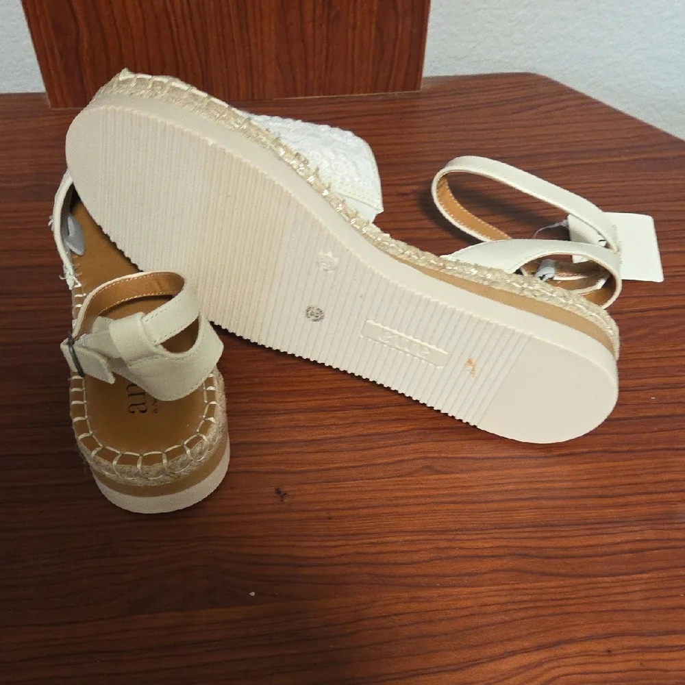 a.n.a Women's Ivory Espadrille Flats